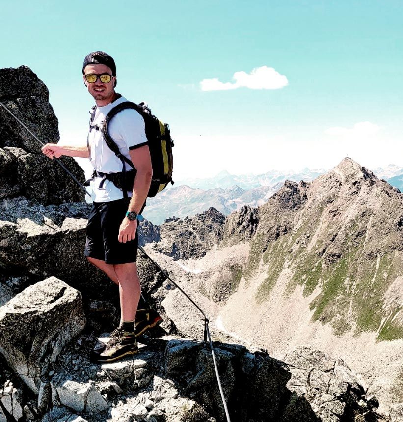 WE.GEO - Gregor Weichselbaumer beim Wandern